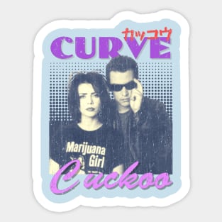 Curve Vintage 1992 // Cuckoo Original Fan Design Artwork Sticker